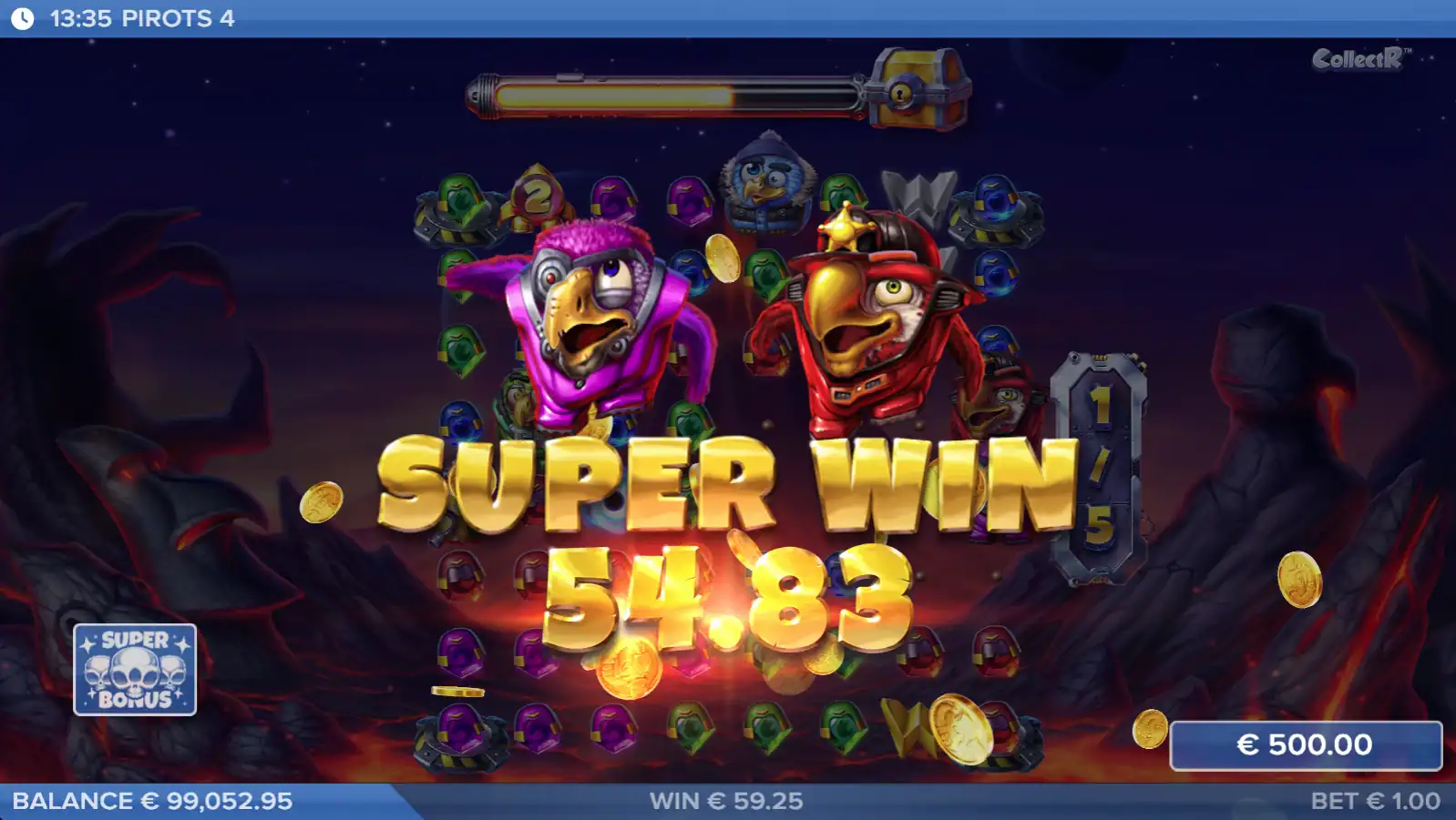 Pirots 4 inferno super win mode